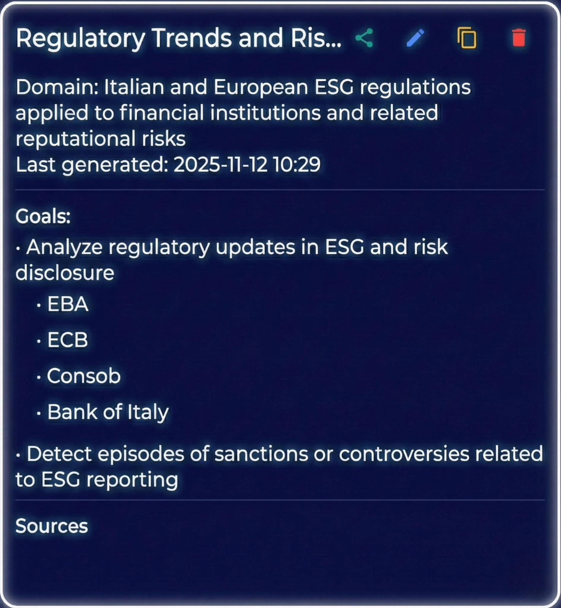 DeepReporting Dashboard Interface